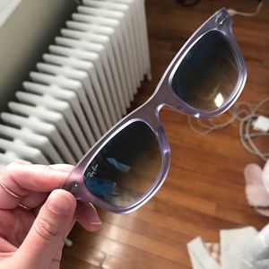 Purple Ray Ban Wayfarers